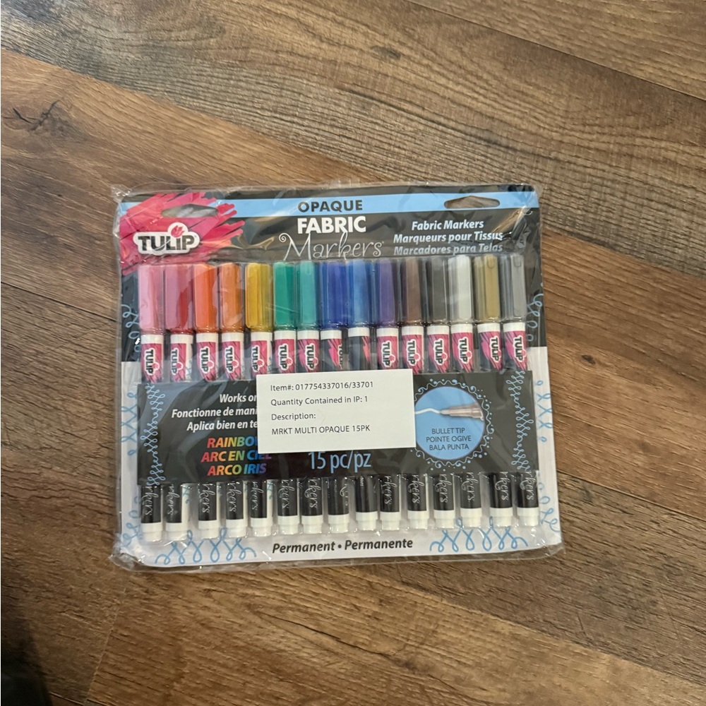 Tulip Fabric Markers Set